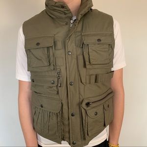 RALPH LAUREN Down Hunting Vest Olive M